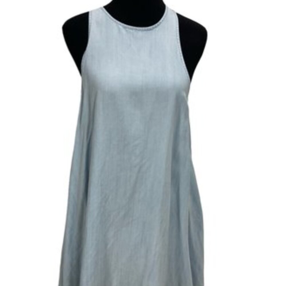 Rails | Medium | Womens Blue Sleeveless Flowy Lightweight Dress Knee Length
